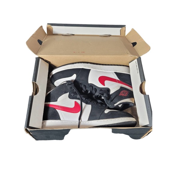 Nike Air Jordan 1 Retro OG High BG Kids Youth Black Red White Womens Sz 7.5  6Y - Picture 10 of 12